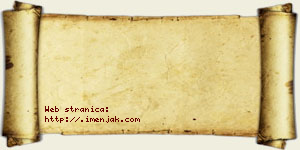 Tomanija Poljaković vizit kartica